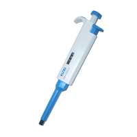 Micro pipettes variables réglables HUXI Micro pipette de laboratoire à canal unique en plastique durable
