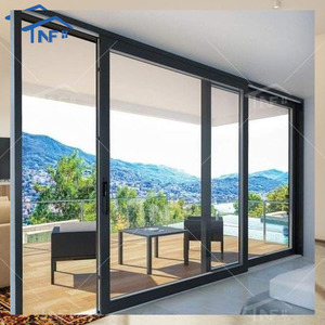 Meilleur <span class=keywords><strong>prix</strong></span> grande porte-fenêtre <span class=keywords><strong>coulissante</strong></span> en aluminium à économie d'énergie ouverture manuelle cloison en verre pour jardin intérieur pour hôpital - Product Image 6