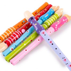 Jouets <span class=keywords><strong>de</strong></span> jeu d'instruments <span class=keywords><strong>de</strong></span> musique fleurs pour enfants, flûte en bois pour 3 + - Product Image 4