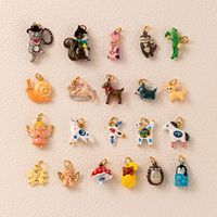 Pendentifs YML & Animaux de Dessin Animé : Ananas, Chat, Loutre, Ange, Grenouille, Pigeon, Renard, Escargot – Breloques DIY pour Colliers et Bracelets