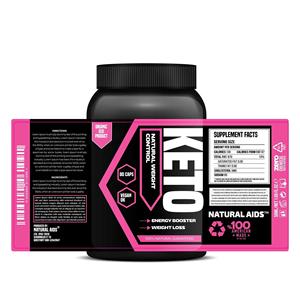 Sang trọng chất lượng cao tùy chỉnh protein bột nhãn bao bì kim loại lá stickness container 100% Creatine bổ sung nhãn - Product Image 5