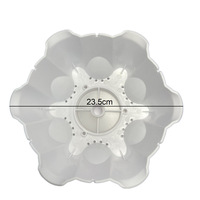 Tour hydroponique/aéroponique verticale personnalisable à 4 à 10 niveaux avec lumière LED à spectre complet en option pour la culture d'herbes à domicile ou en classe