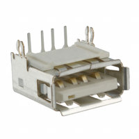 Conector Automotriz Amphenol 87520-0010BLF USB-A 2.0 Macho/Hembra de 4 Pines, Ángulo Recto, Montaje a Través de Orificio, Aleación de Cobre