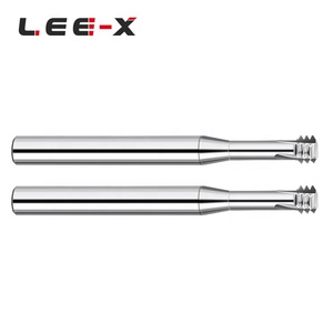 Sistema Métrico HRC55 M1.6 M1.8 M2 M2.2 M2.5 <span class=keywords><strong>M3</strong></span> <span class=keywords><strong>M3</strong></span>.5 M4, máquina de extremo de hilo de carburo de tres dientes para aluminio - Product Image 5