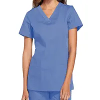 Female nursing uniform medical scrubs suit beauty salon work cloth with stretch hospital uniform