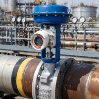 Válvula de control China Buttfy con posicionador de válvula industrial Flowserve Logix 420-47-W1D-10 para tuberías de petróleo y gas