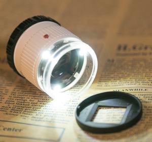 30x फोकस एडजस्टेबल सिलेंडर ज्वैलरी मैग्निफायर एलईडी लाइट TH-9006B - Product Image 6