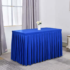 Jupe de table en tulle uni réutilisable à volants pour fête de mariage et événement Fournitures pour banquets et hôtels - Product Image 5