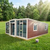 Maison extensible de 20 pieds ou 40 pieds, maison pliable, installation rapide, maison préfabriquée modulaire, maisonnette de 1 à 5 chambres, maison australienne de style Granny House
