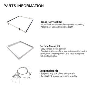 300x1200 300x600 595x595 Luz de <span class=keywords><strong>panel</strong></span> <span class=keywords><strong>LED</strong></span> retroiluminada 20W 24W 30W 40W montaje en superficie luz de techo plana <span class=keywords><strong>LED</strong></span> delgada - Product Image 4