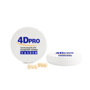 98mm A2 A3 BL1 BL2 Color Vasden 4D PRO blocchi di Zirconia multistrato prezzo laboratorio dentale disco ceramico CADCAM blocco materiale dentale - Product Image 1