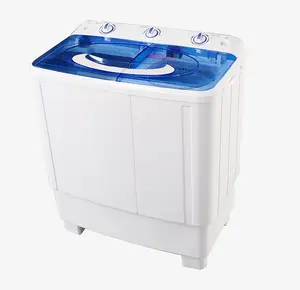 Máquina de lavar com alça curva, máquina de lavar banheira twin com cobertura transparente