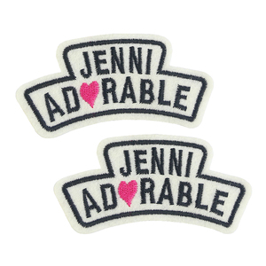 Toppa su misura su misura del ricamo della lettera rotonda del ferro sulle toppe circolari del ricamo per il cappello accessori della borsa di abbigliamento - Product Image 3