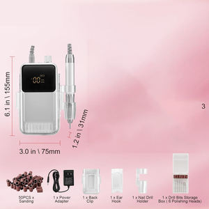 Vente en gros – Nouvelle perceuse à ongles sans fil rechargeable 2025 avec moteur sans balais ultra-lisse, 85W, 35000 tr/min, autonomie 5-8 heures - Product Image 2