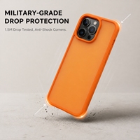 Casing Ponsel Warna Solid Klasik Permukaan Halus untuk iPhone 18 Pro Max 18 Pro Ringan Tipis Anti Sidik Jari untuk Penggunaan Sehari-hari