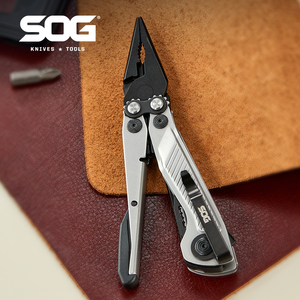 SOG Flash mt-silver + đen bền đa chức năng công cụ gấp đa mục đích công cụ cho đa mục đích cắt (29-55-01-41) - Product Image 1