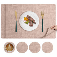 Tapis isolant thermique moderne de haute qualité en cuir, dessous de plat carré anti-brûlure, réutilisable pour la table, les bols à thé et la vaisselle à usage domestique