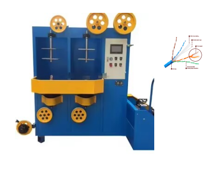 Single/Dual Layer USB Cable Making Machine Wire and Cable Paper Taping Equipment for Cable Manufacturing