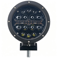 Nouvelle lampe de travail LED DRL 7,1 pouces 70W avec lentille 4D, étanche IP68, 12-48V, pour conduite auxiliaire, tout-terrain, voiture, camion, chariot élévateur, machinerie, 3400lm