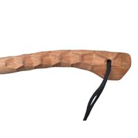 Tête de hache artisanale en acier Damas à dos plat avec manche en bois, lame de 4 pouces, qualité industrielle, outil de camping extérieur