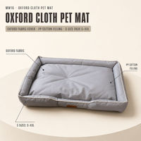 Tapis pour animaux de compagnie en tissu Oxford, lit pour chien imperméable, coussin antidérapant pour toutes les saisons