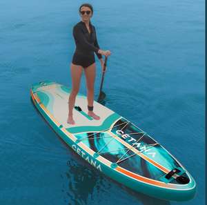 Planche à pagaie gonflable CETANA, personnalisable, pour la pêche, 11'6'*35'*6', avec technologie Drop Stitch - Product Image 1