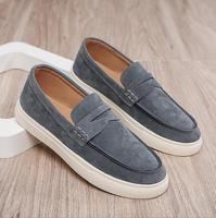 Mocassins Penny en Daim pour Hommes, Plateforme, à Enfiler, Souples, Légers, Confortables, pour le Travail, les Trajets Quotidiens et les Occasions Décontractées – Vente en Gros