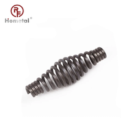Ressort de compression en acier au carbone en spirale RF, en forme de tambour, zingué, robuste, pour usage industriel, capacité de charge de 100 lb, tailles personnalisées