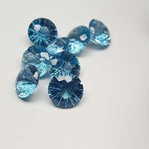 Prix de gros Nouvelles tendances Saphir de laboratoire rond 10 mm 4,50 carats Qualité supérieure Coupe Feu d'artifice Pierre précieuse en vrac - Product Image 5