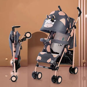 รถเข็นเด็กทารกแบบพับได้3 in 1รถเข็นเด็กสุดหรูมีสายดึงจากร้าน STR16จีน - Product Image 3