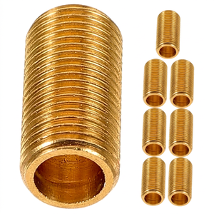Composants CNC en laiton très demandés, raccords de tuyauterie en laiton tendance 2026, raccord de tuyau fermé AOL-08 - Product Image 1