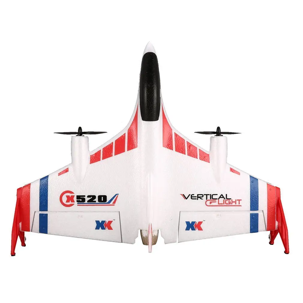WLTOYS XK เครื่องบินบังคับวิทยุรุ่น X520,เครื่องบินขึ้นลงในแนวตั้ง X520-W 2.4G 6CH 5G 720P 5G WIFI FPV VTOL 3D