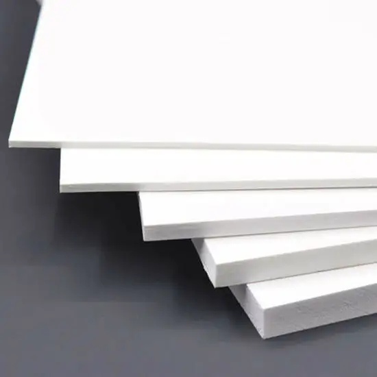 Panneau PVC blanc 3mm 5mm 6mm 8mm 9mm 10mm feuille de mousse pvc feuille de plastique celuka pour meubles