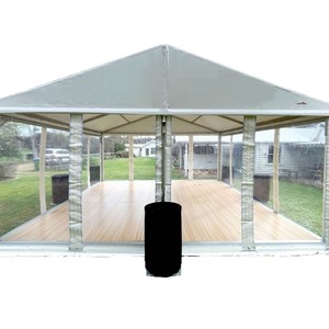 Tente Yuanda à structure en A, abri industriel, toit en chevet en alliage d'aluminium 30 kg, entrepôt de stockage temporaire, utilisation pour mariages et expositions - Product Image 4