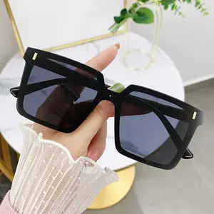 One piece large frame sunglasses for female fashionable anti ultraviolet glasses, net red Tiktok sunglasses for male Sunglasses