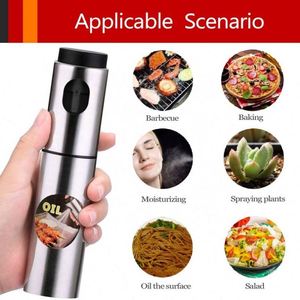 Pulvérisateur d'huile en acier inoxydable le plus vendu – Distributeur d'huile essentielle, bouteille pulvérisatrice d'huile d'olive, accessoires de cuisine essentiels pour la cuisson - Product Image 4