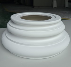 عمود PU مزخرف خفيف الوزن متين مقاوم للماء للديكور الخارجي للفندق عمود بلاستيكي للاستخدام في الهواء الطلق - Product Image 4