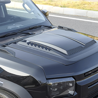 Haute qualité JETOUR TRAVELER noir brillant capot Scoop luxe tubulaire 3M Installation nouvelle pièce d'auto pour Jetour T2 SUV