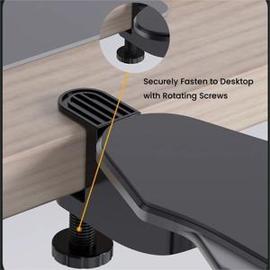 कोहनी ब्रैकेट सपोर्ट क्लैंप-ऑन कोहनी आर्मरेस्ट पैड एर्गोनोमिक डेस्क एक्सटेंडर होम ऑफिस के लिए आसान टाइपिंग और दर्द राहत - Product Image 2