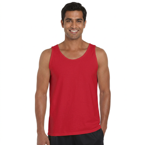 Camiseta sin mangas de verano 2026 de moda para hombre, cuello redondo, holgada, para fitness, ropa de hombre, top sin mangas. - Product Image 1