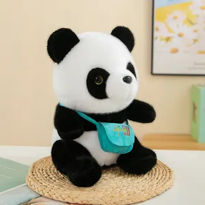 Drop Shopping Cpc Yanxiannv Soft Toy Stuffed Animal China Panda Custom Logo Plush Toy Small Panda Pillow