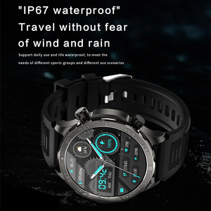 นาฬิกาสมาร์ทวอทช์ระบบแอนดรอยด์ รุ่น 2025 DK67 หน้าจอ IPS 1.53 นิ้ว ระบบสัมผัสเต็มรูปแบบ กันน้ำระดับ IP68 พร้อมเข็มทิศ รองรับ OEM สำหรับรับสายโทรศัพท์ ใช้ได้กับการเล่นกีฬา - Product Image 5