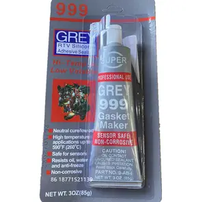 Pembuat Paking Rtv Kapten Abu-abu Silikon Sealant Pengiriman Gratis 999 Silikon Mega Abu-abu