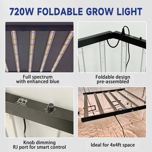 Barra de Luz LED para Cultivo, Perfil de Aluminio, Proveedores de Jardinería, 660nm, Regulable, Luz LED para Cultivo de Plantas 720 4x4 - Product Image 2