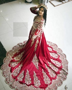 Vestido bonito de caftán para boda, con adornos de cuentas de cristal, trabajo de piedra, 2021 - Product Image 1
