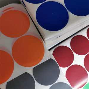 80mm 6pcs/tờ Dot Stickers Cổ Phiếu bằng văn bản trống niêm phong nhãn hiệu Sáng tạo đề can Cổ Phiếu cho văn phòng, mẫu giáo, lớp học - Product Image 4