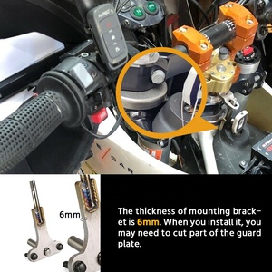 Amortiguador de Dirección Radial Ajustable con Soporte de Montaje Compatible con Husqvarna <span class=keywords><strong>701</strong></span> Enduro <span class=keywords><strong>701</strong></span> <span class=keywords><strong>Supermoto</strong></span> 2016-2025 Enduro <span class=keywords><strong>701</strong></span> - Product Image 3