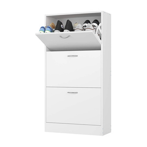 Luxury Modern Wooden Living Room Furniture Classic Wood Shoe Rack Storage Cabinet With 3 Drawers