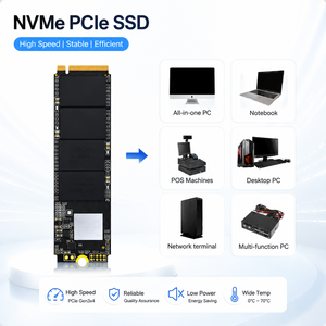 SSD interne haute performance 1 To M.2 NVMe PCIe 3.0, 2200 Mo/s en lecture, logo personnalisé en plastique pour les promotions des petites entreprises - Product Image 2