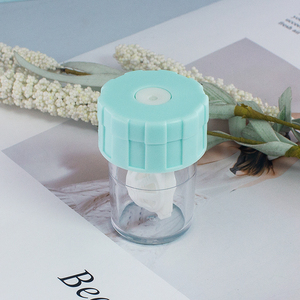 Chấp nhận tùy chỉnh giá rẻ mới đến đáng yêu bán buôn Kính áp tròng trường hợp liên hệ với ống kính sạch hơn giải pháp - Product Image 5